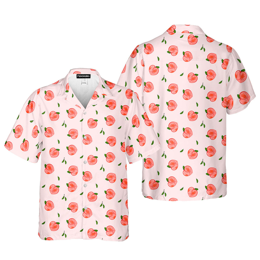 Nice Peaches - Funny Golf Hawaiian Shirt-Hawaiian Shirt-Gerbera Prints