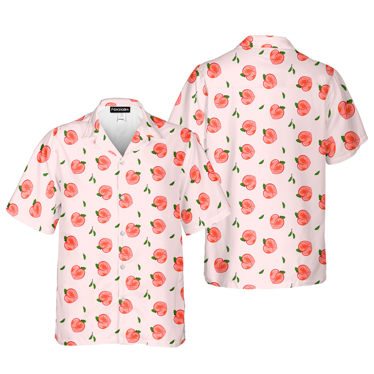 Nice Peaches - Funny Golf Hawaiian Shirt-Hawaiian Shirt-Gerbera Prints