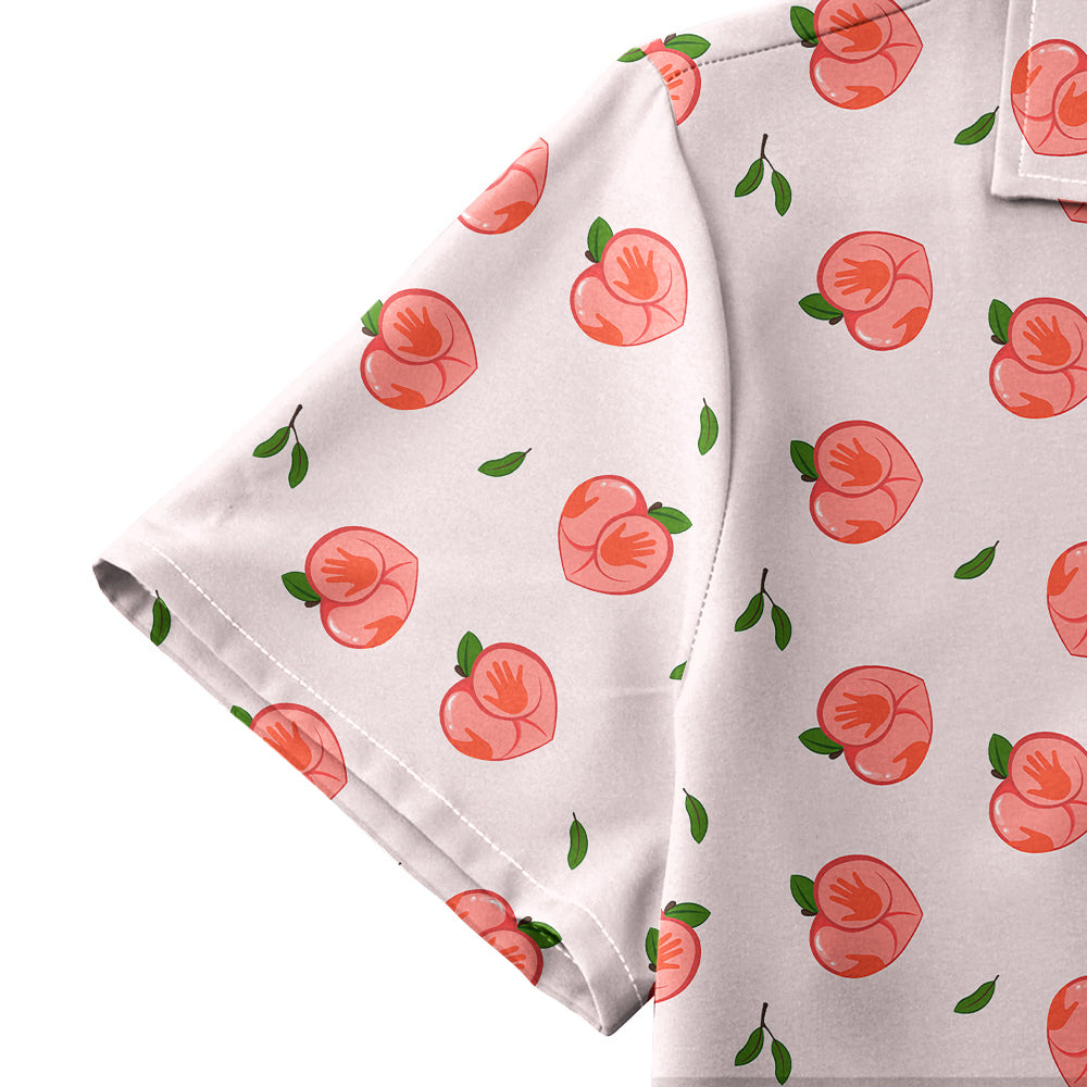 Nice Peaches - Funny Golf Hawaiian Shirt 