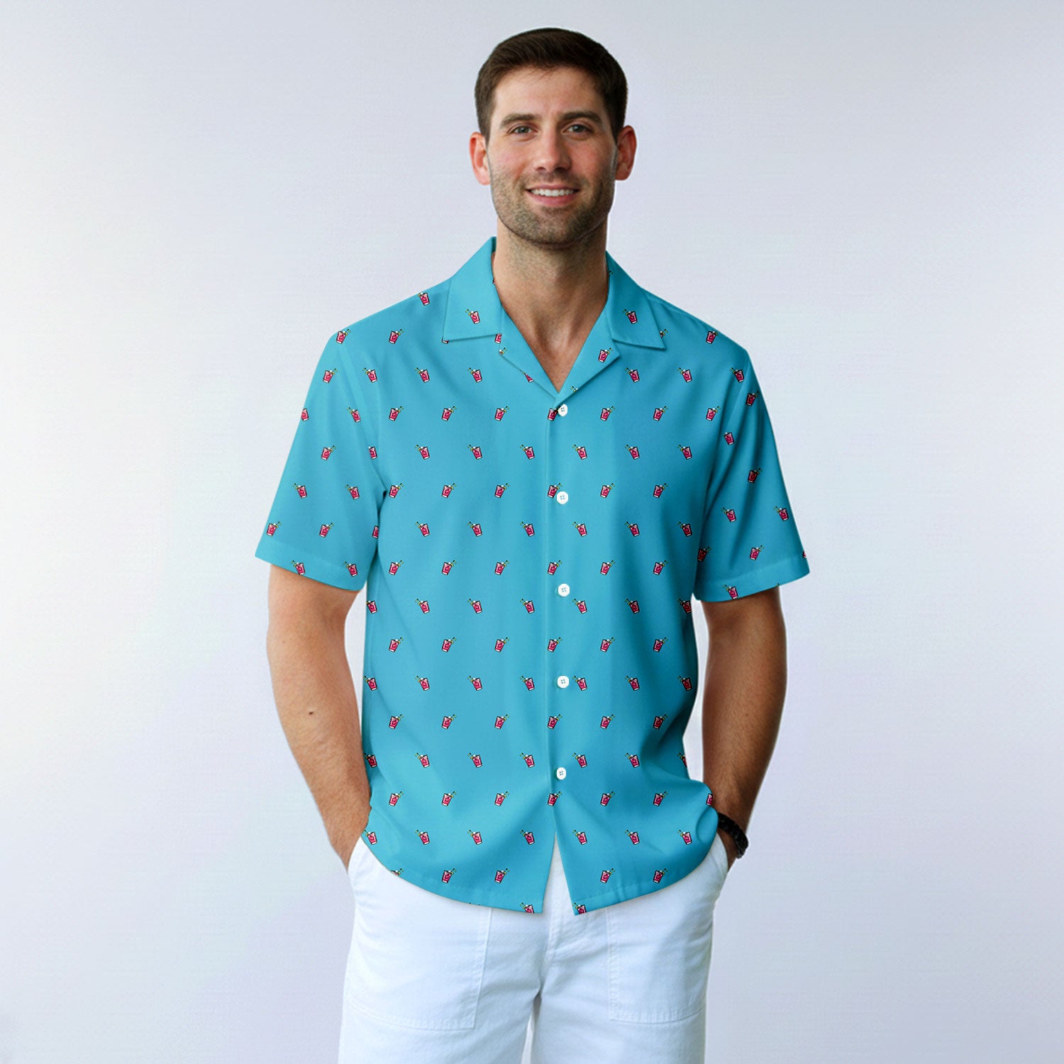 It's Fore O'clock Somewhere - Golf Hawaiian Shirt-Hawaiian Shirt-Gerbera Prints