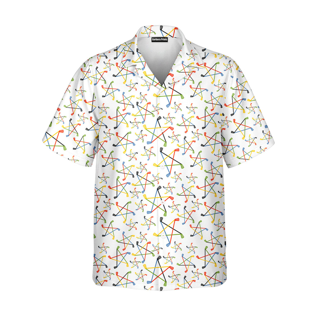 On Par Lets Play Throught - Golf Hawaiian Shirt-Hawaiian Shirt-Gerbera Prints