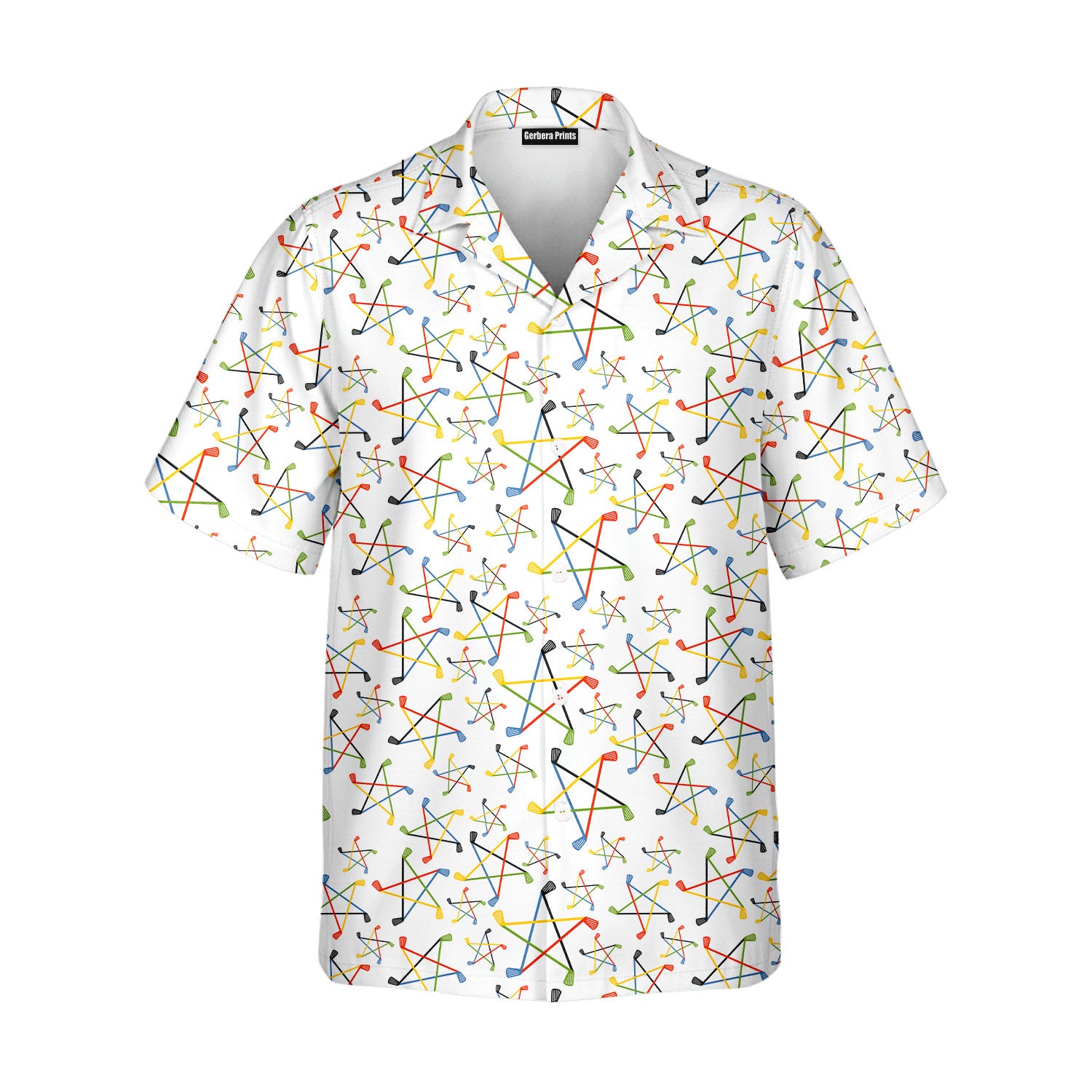 On Par Lets Play Throught - Golf Hawaiian Shirt-Hawaiian Shirt-Gerbera Prints