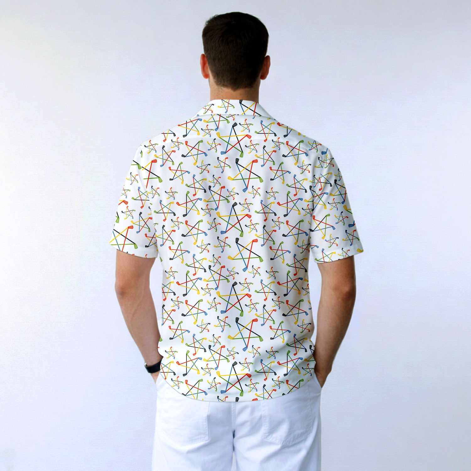 On Par Lets Play Throught - Golf Hawaiian Shirt-Hawaiian Shirt-Gerbera Prints