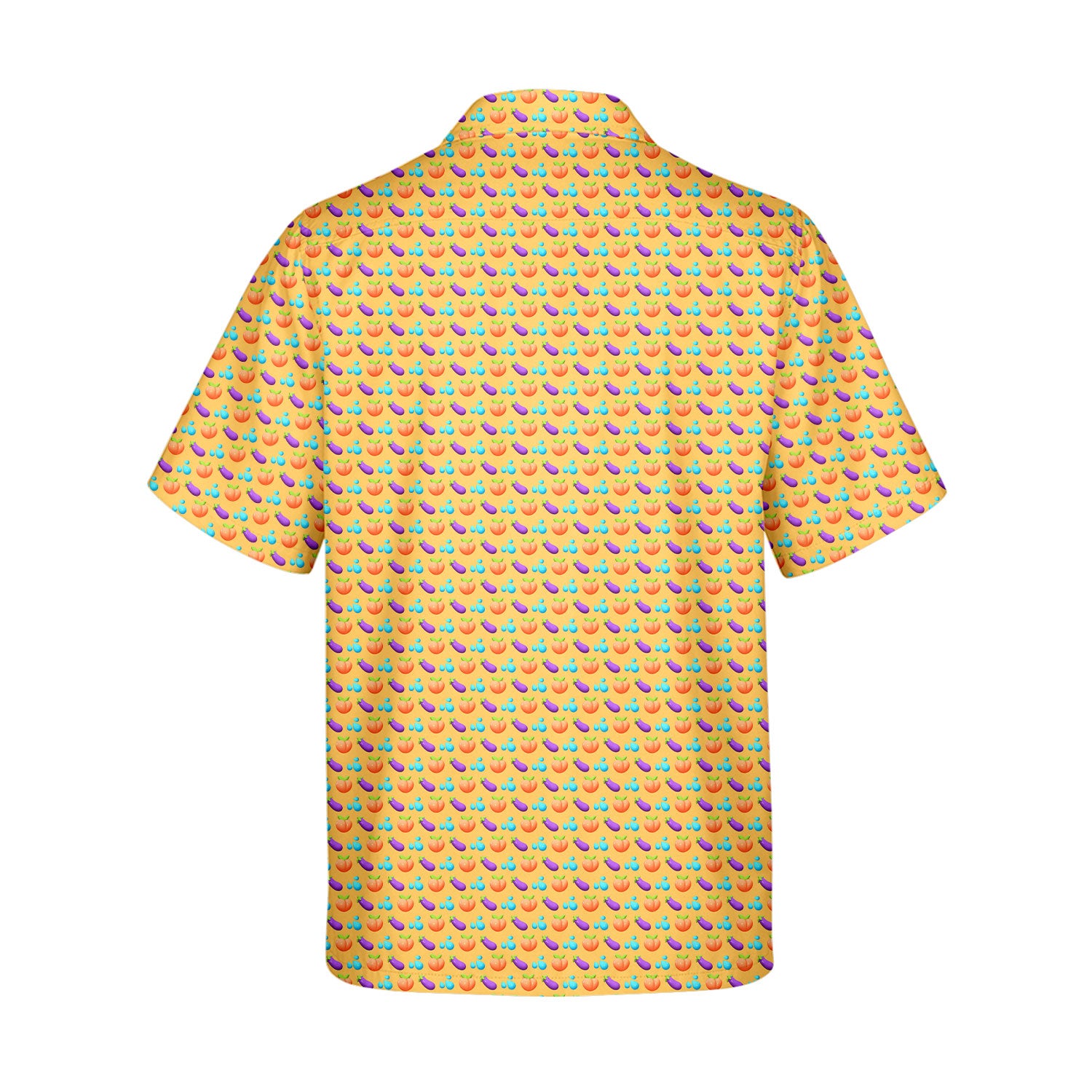 A Taste of Eggplant & Peach - Funny Golf Hawaiian Shirt-Hawaiian Shirt-Gerbera Prints