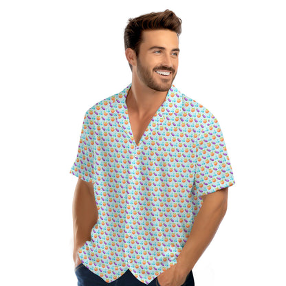 A Taste of Eggplant & Peach - Funny Golf Hawaiian Shirt