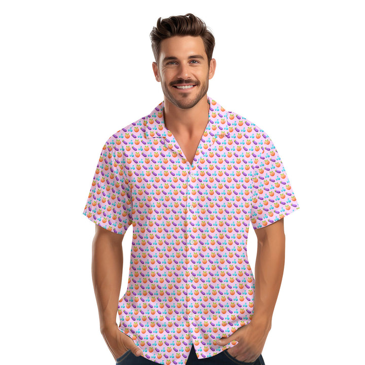 A Taste of Eggplant & Peach - Funny Golf Hawaiian Shirt