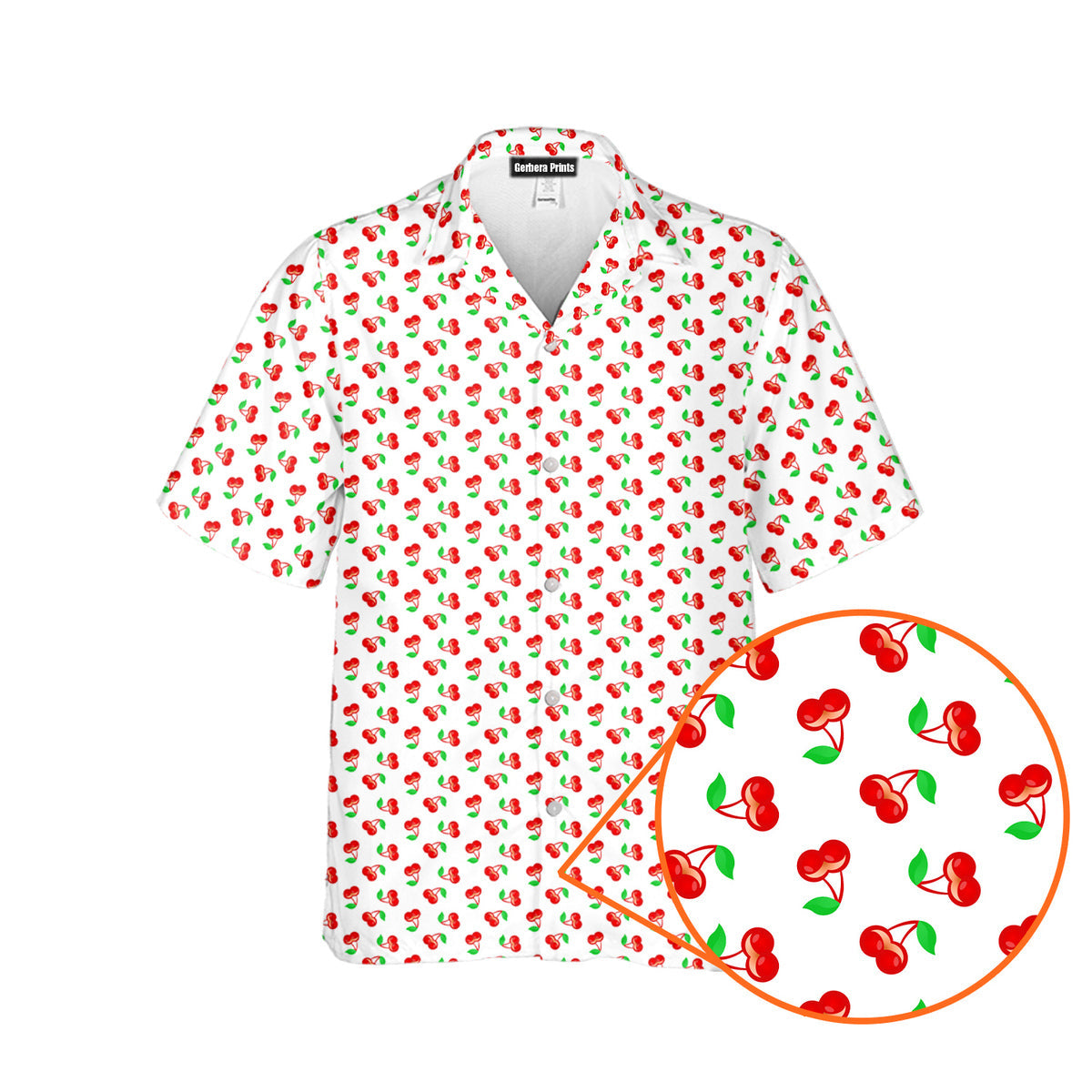 Fruits Cherry Breast - Funny Golf Hawaiian Shirt