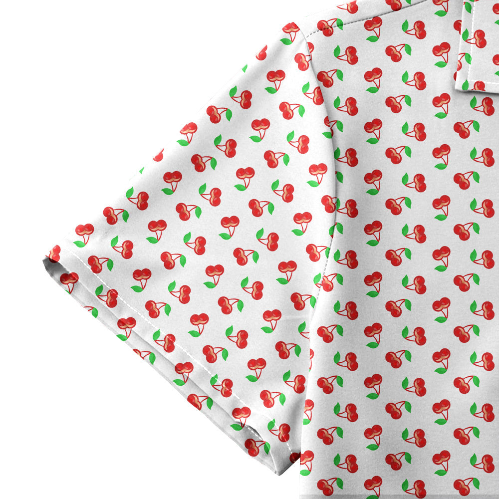 Fruits Cherry Breast - Funny Golf Hawaiian Shirt-Hawaiian Shirt-Gerbera Prints