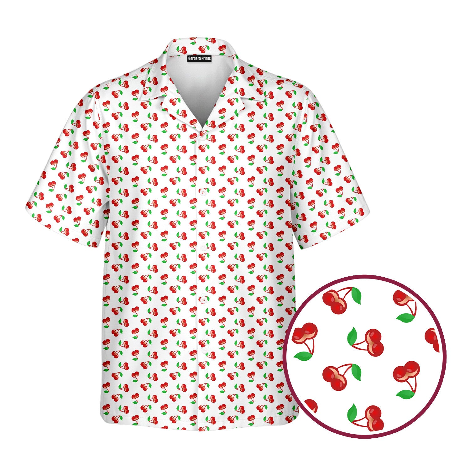 Fruits Cherry Breast - Funny Golf Hawaiian Shirt