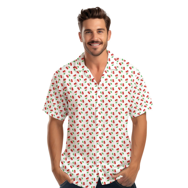 Fruits Cherry Breast - Funny Golf Hawaiian Shirt