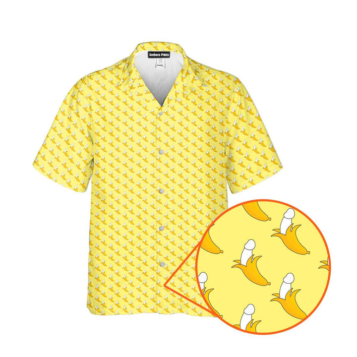 Banana Peel - Funny Golf Hawaiian Shirt 