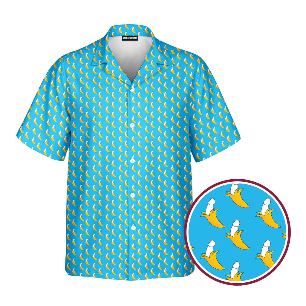 Banana Peel - Funny Golf Hawaiian Shirt-Hawaiian Shirt-Gerbera Prints