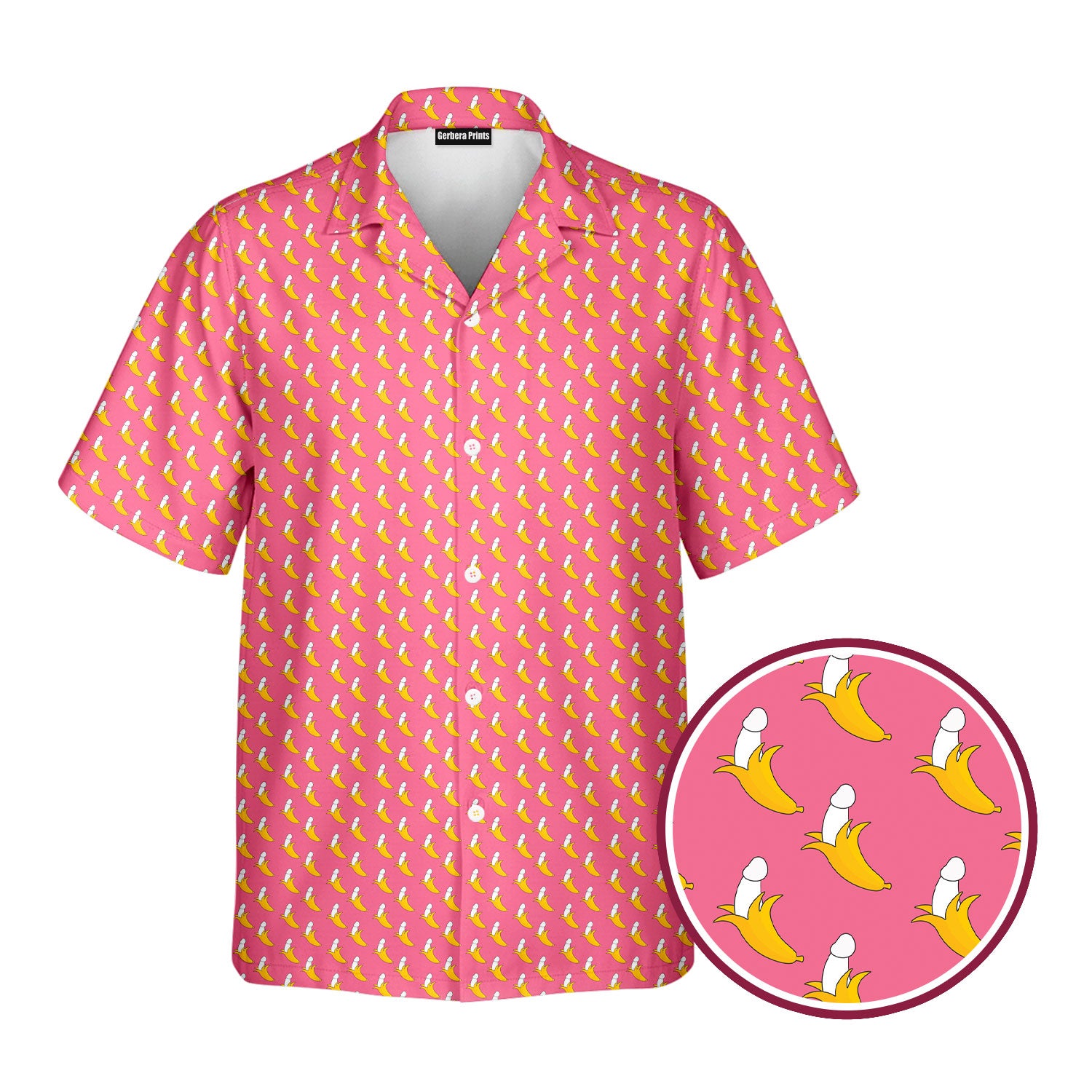Banana Peel - Funny Golf Hawaiian Shirt-Hawaiian Shirt-Gerbera Prints