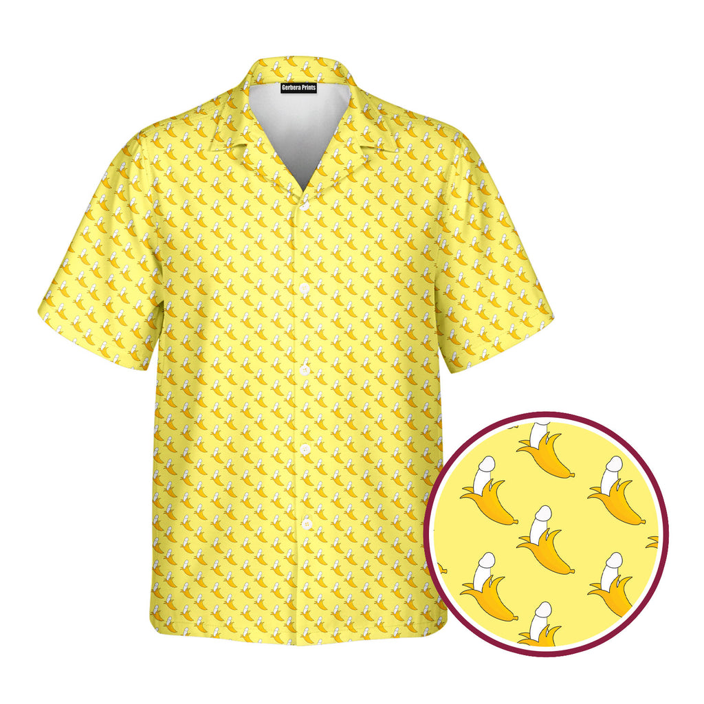 Banana Peel - Funny Golf Hawaiian Shirt-Hawaiian Shirt-Gerbera Prints