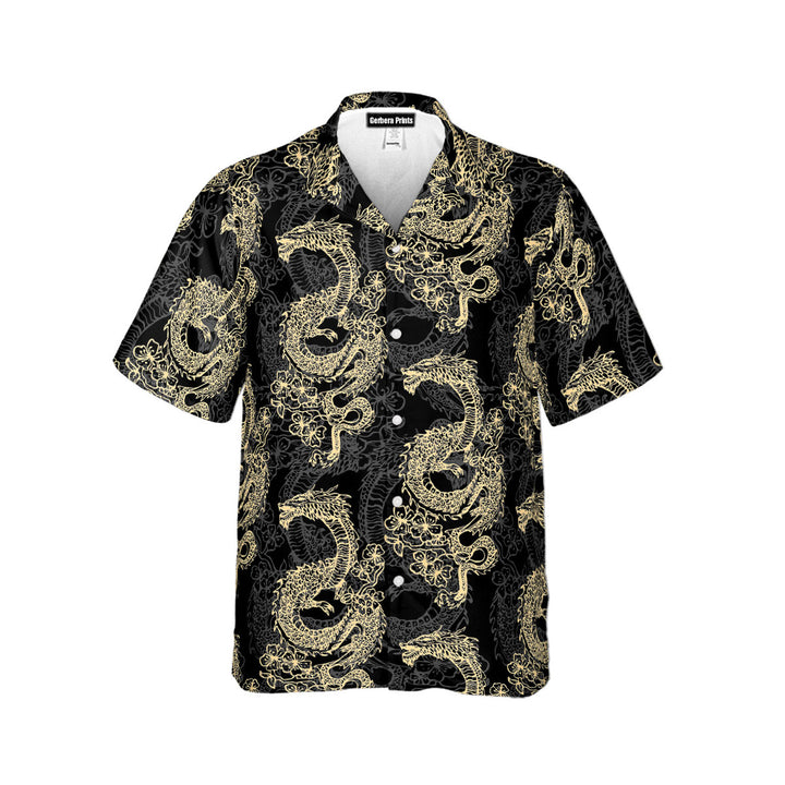 Japanese Vintage Dragon Hawaiian Shirt 