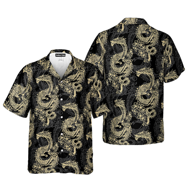 Japanese Vintage Dragon Hawaiian Shirt 