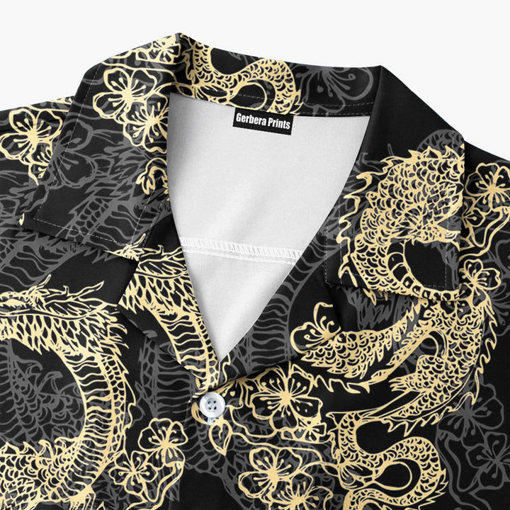 Japanese Vintage Dragon Hawaiian Shirt 