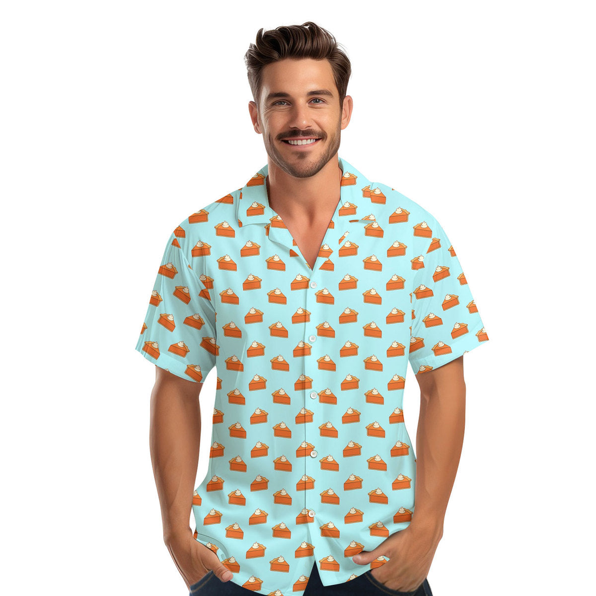 Thanksgiving Pumpkin Pie - Golf Hawaiian Shirt