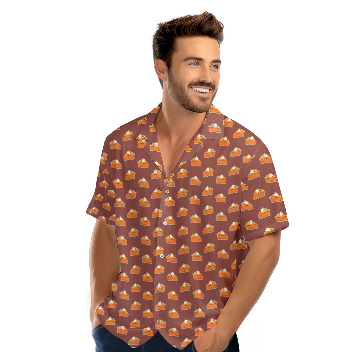 Thanksgiving Pumpkin Pie - Golf Hawaiian Shirt