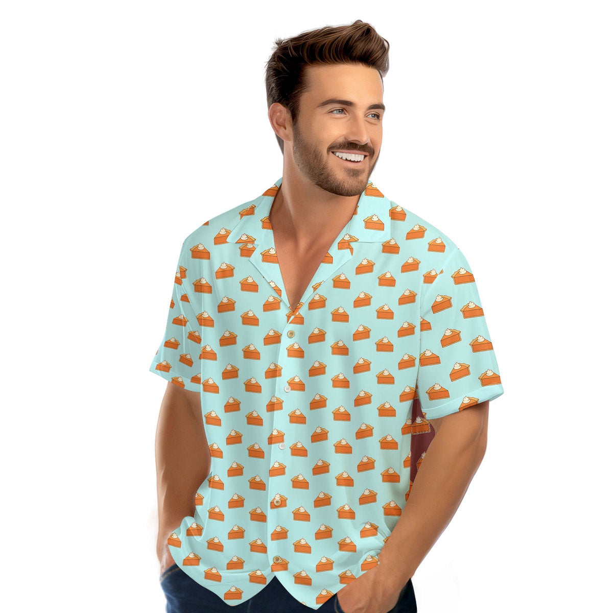 Thanksgiving Pumpkin Pie - Golf Hawaiian Shirt