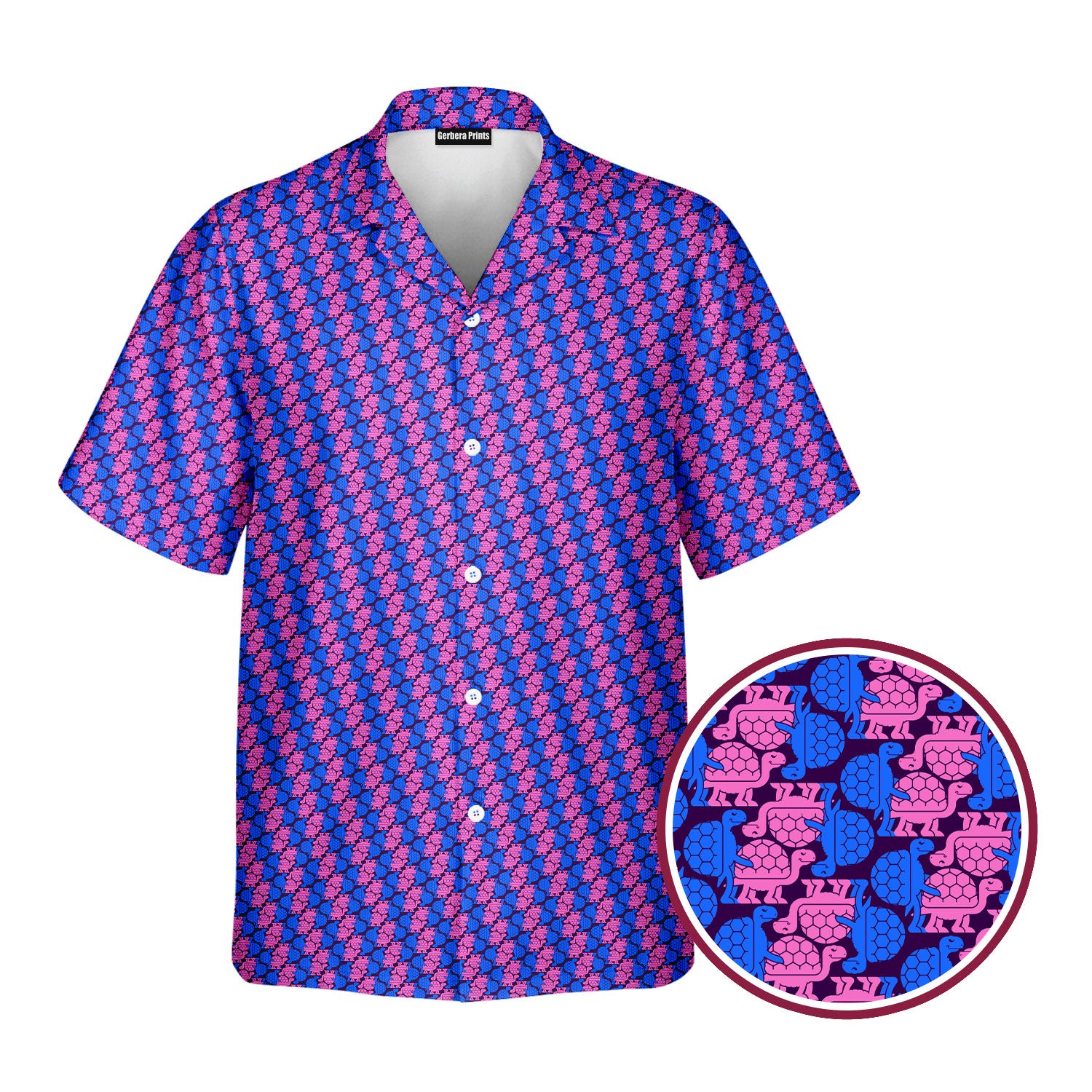 Tortoise Love - Funny Golf Hawaiian Shirt-Hawaiian Shirt-Gerbera Prints
