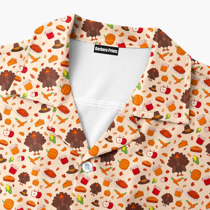 Happy Turkey Thanksgiving Hawaiian Shirt 