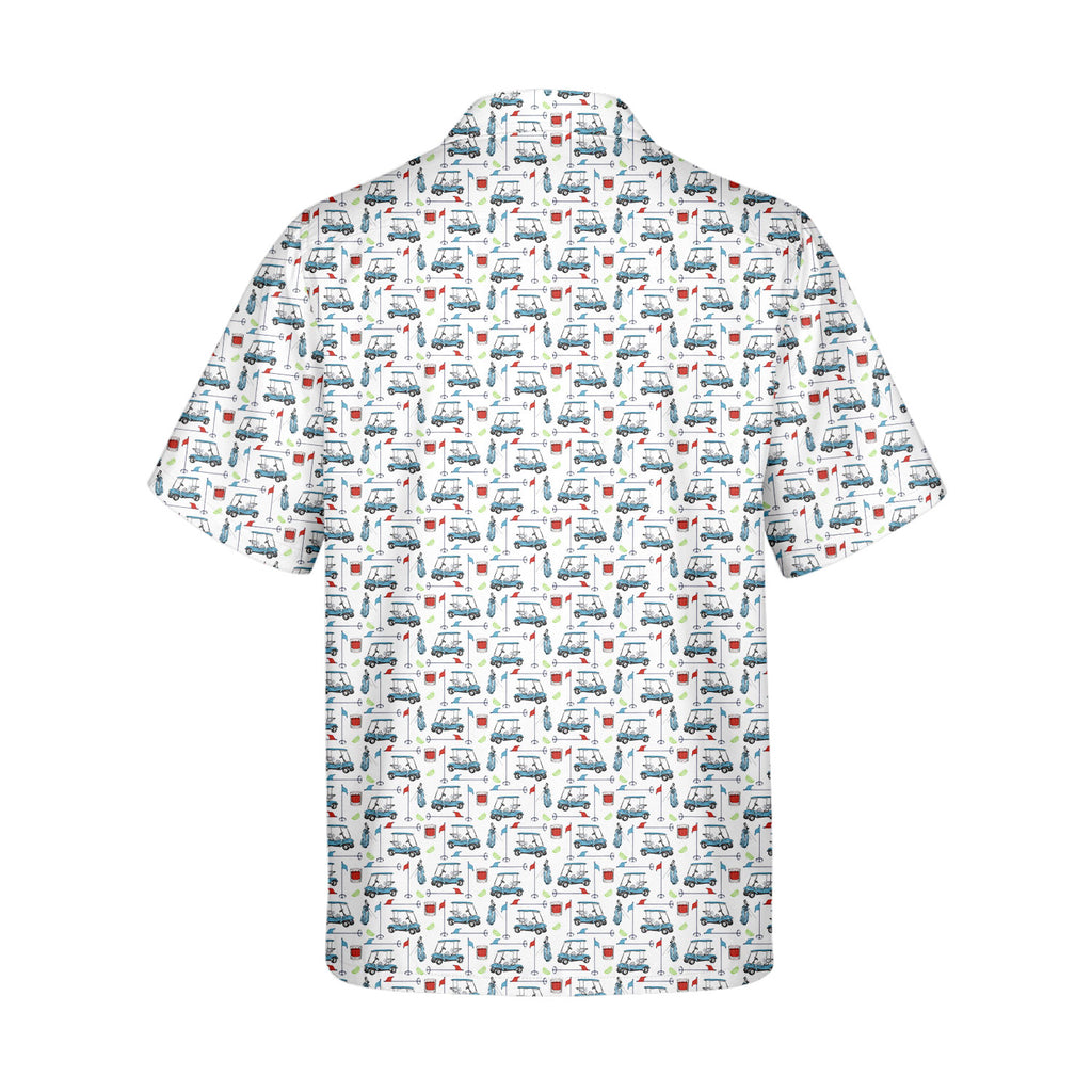Transfusion Golf - Golf Hawaiian Shirt-Hawaiian Shirt-Gerbera Prints
