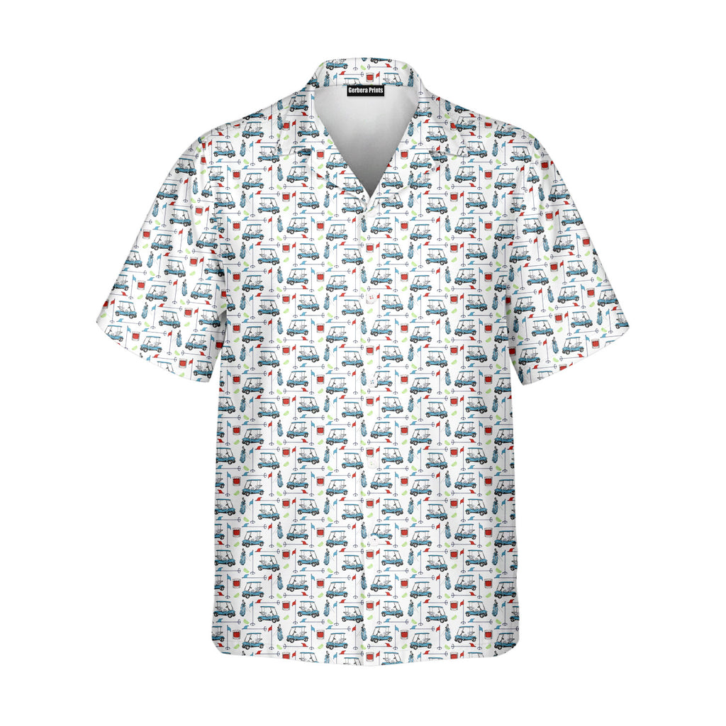 Transfusion Golf - Golf Hawaiian Shirt-Hawaiian Shirt-Gerbera Prints