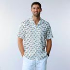 Transfusion Golf - Golf Hawaiian Shirt-Hawaiian Shirt-Gerbera Prints