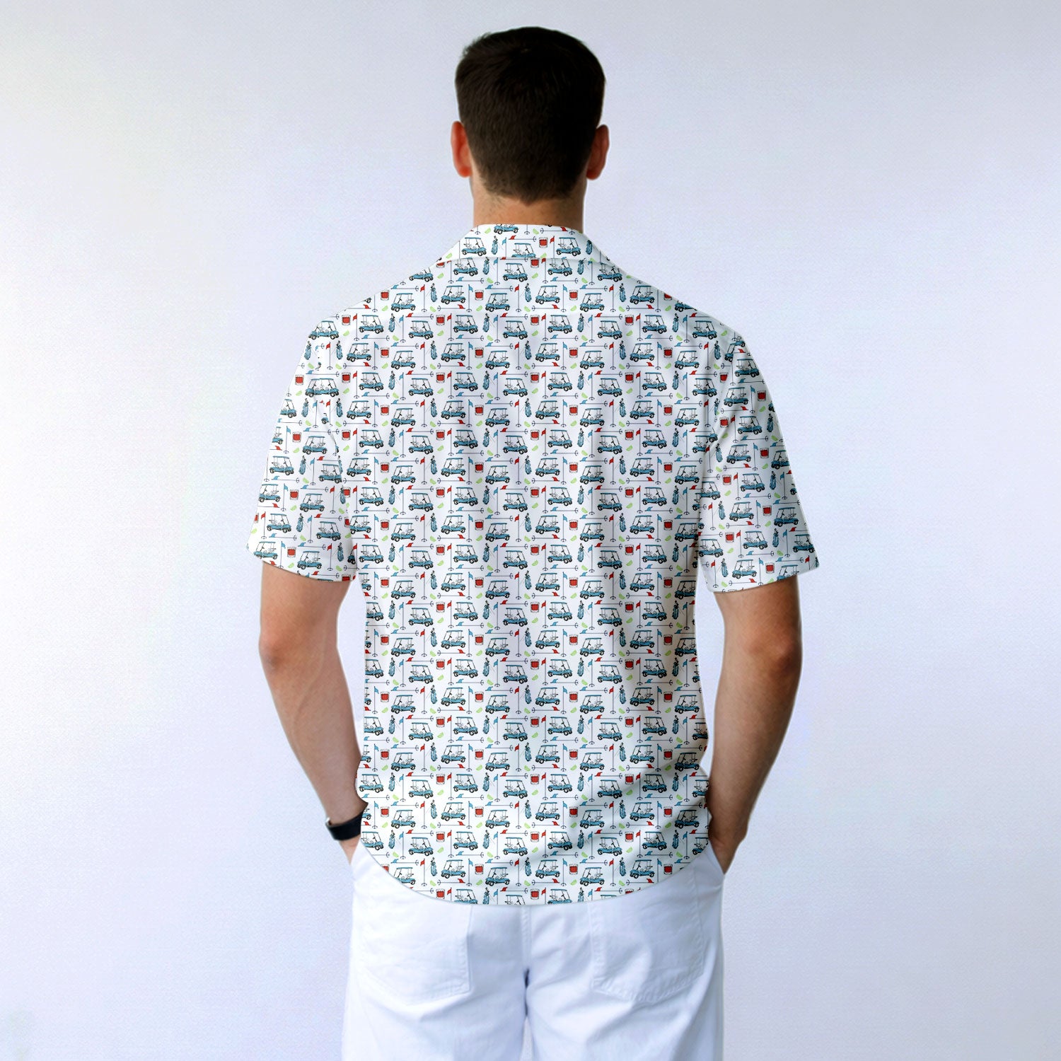 Transfusion Golf - Golf Hawaiian Shirt-Hawaiian Shirt-Gerbera Prints