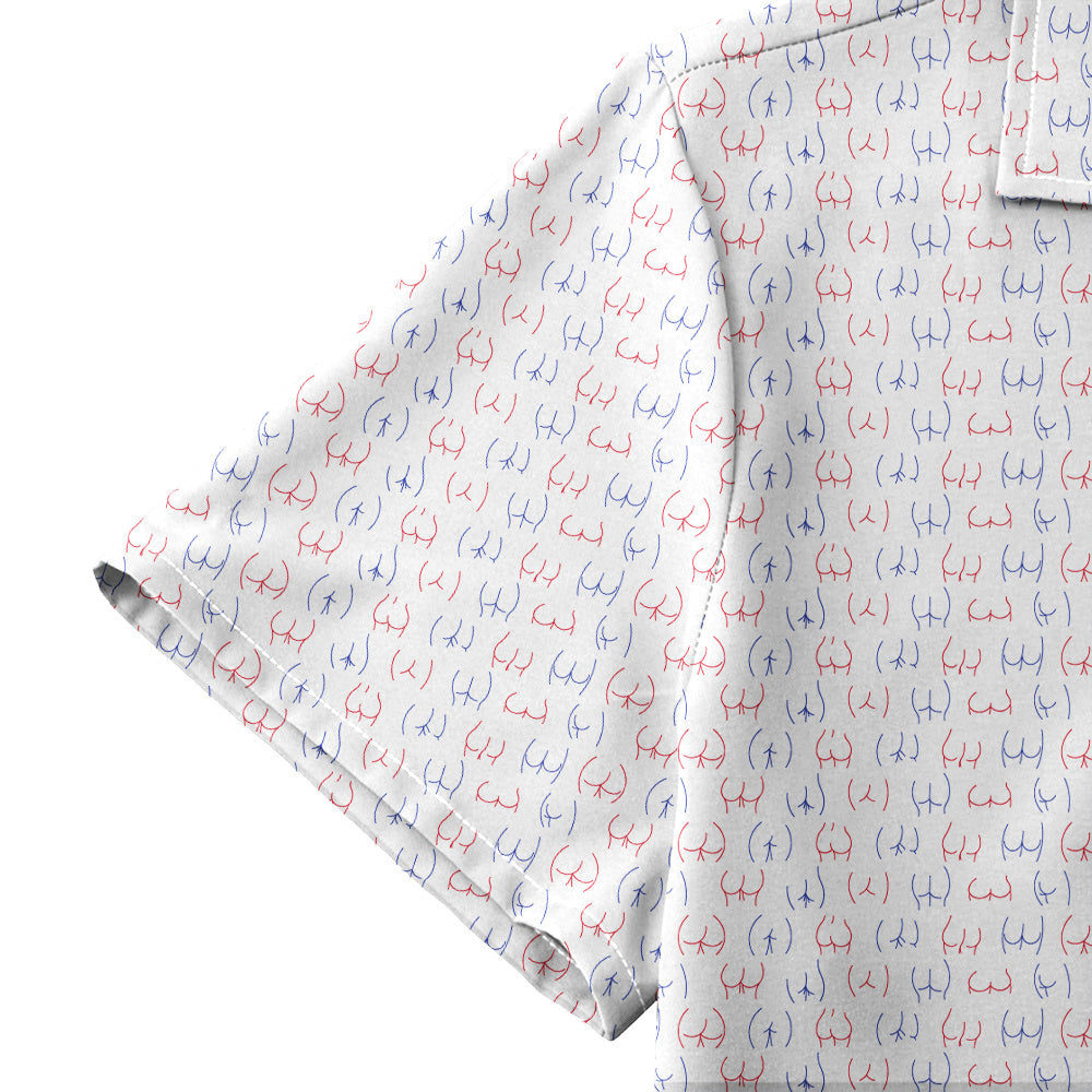 Funny Butt - Funny Golf Hawaiian Shirt 