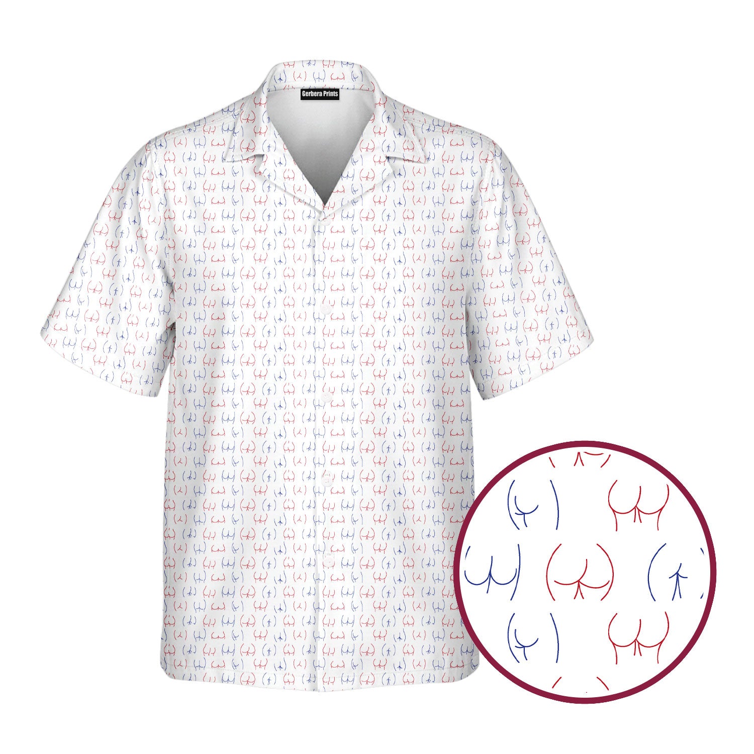 Funny Butt - Funny Golf Hawaiian Shirt