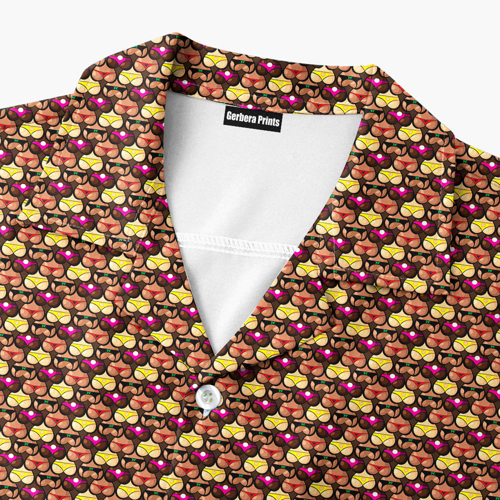 Heart Like Cute Booty - Funny Golf Hawaiian Shirt-Hawaiian Shirt-Gerbera Prints