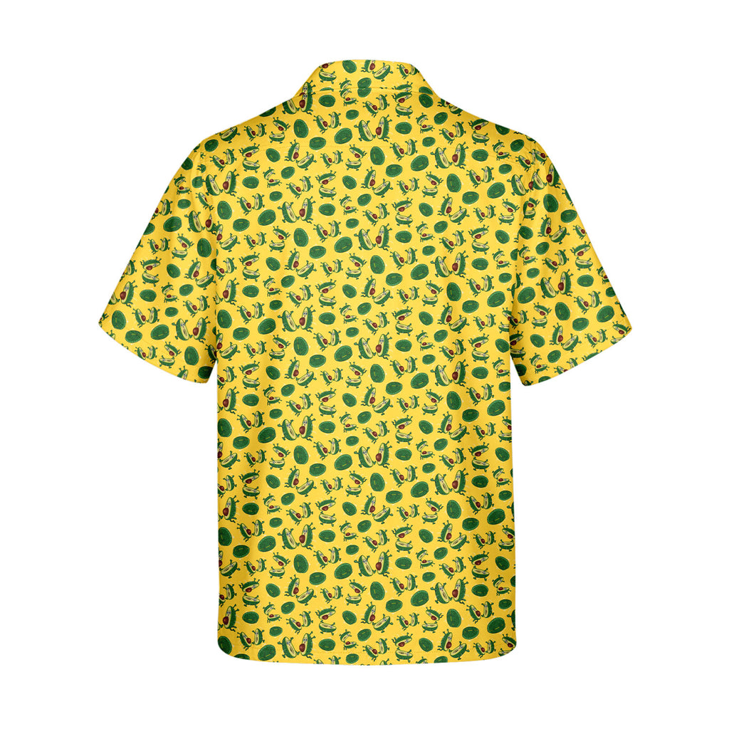 The Avocado Jump - Funny Golf Hawaiian Shirt-Hawaiian Shirt-Gerbera Prints