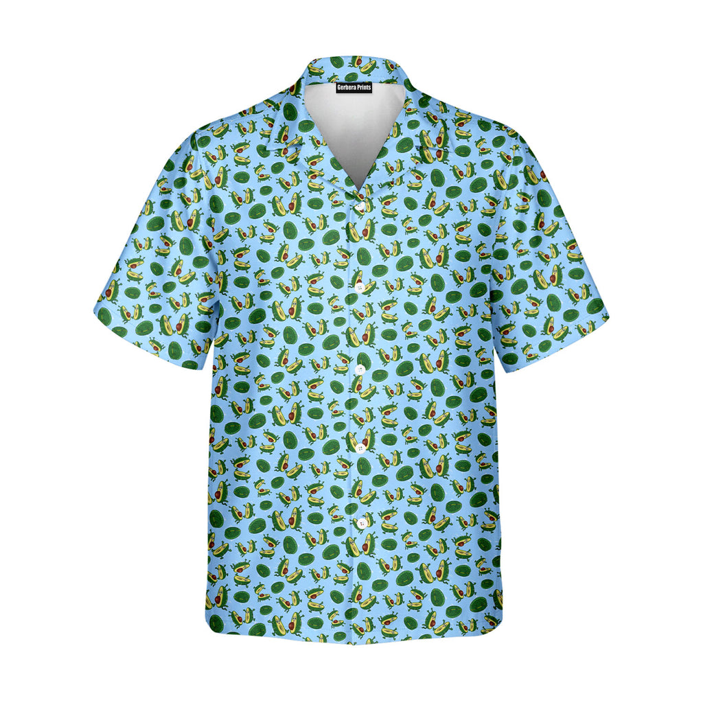 The Avocado Jump - Funny Golf Hawaiian Shirt-Hawaiian Shirt-Gerbera Prints