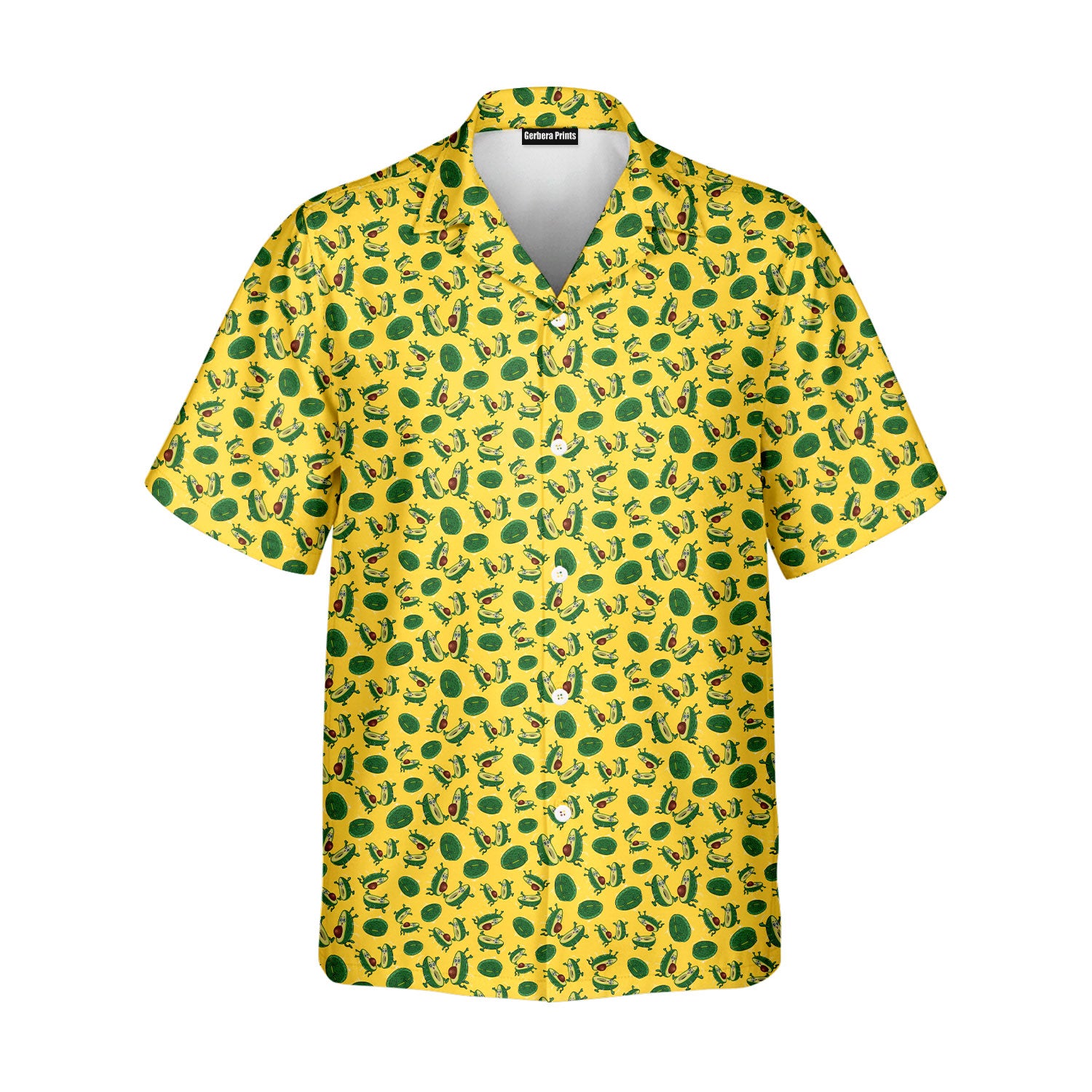 The Avocado Jump - Funny Golf Hawaiian Shirt-Hawaiian Shirt-Gerbera Prints