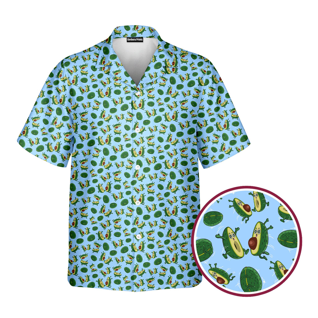 The Avocado Jump - Funny Golf Hawaiian Shirt-Hawaiian Shirt-Gerbera Prints
