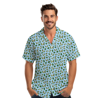 The Avocado Jump - Funny Golf Hawaiian Shirt