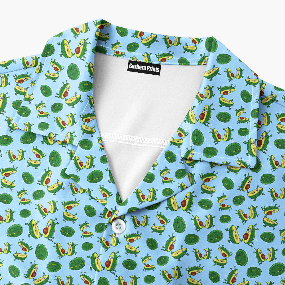 The Avocado Jump - Funny Golf Hawaiian Shirt