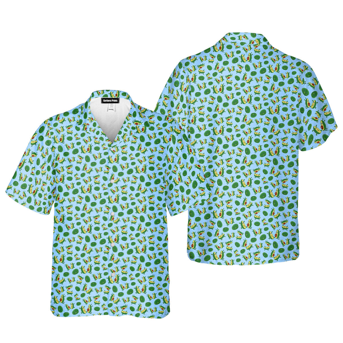 The Avocado Jump - Funny Golf Hawaiian Shirt