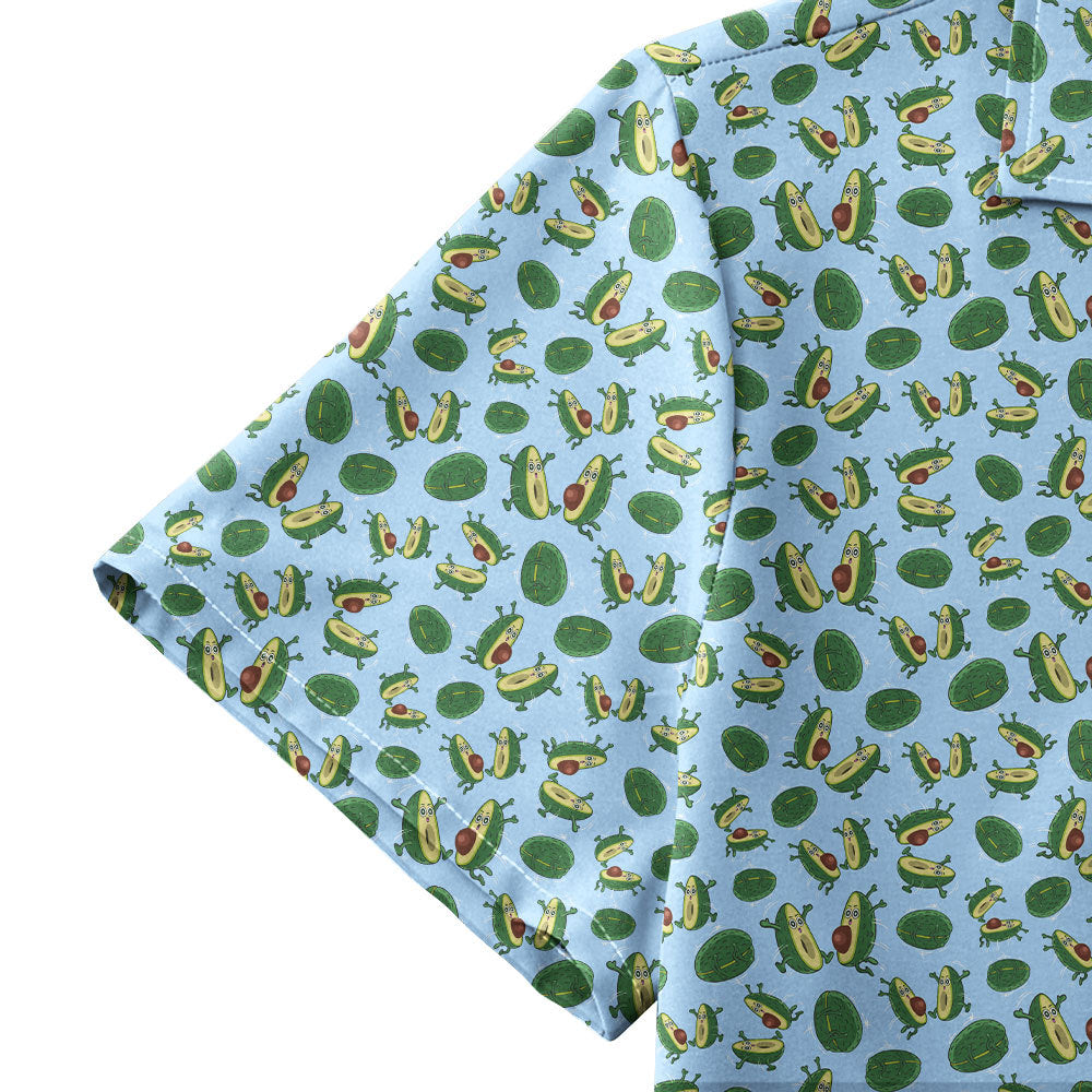 The Avocado Jump - Funny Golf Hawaiian Shirt