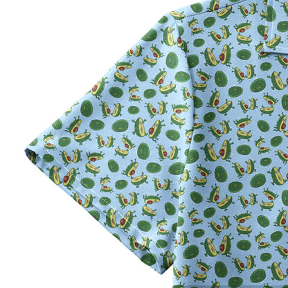 The Avocado Jump - Funny Golf Hawaiian Shirt
