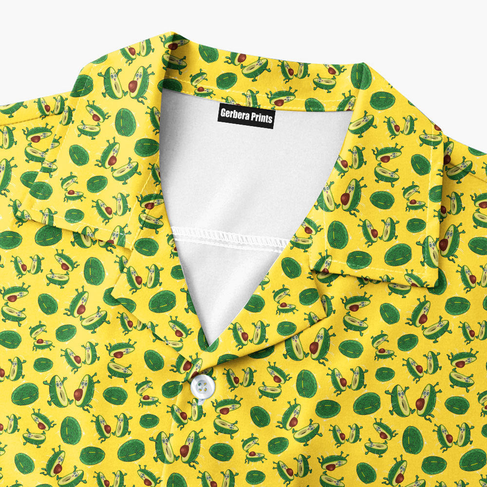 The Avocado Jump - Funny Golf Hawaiian Shirt
