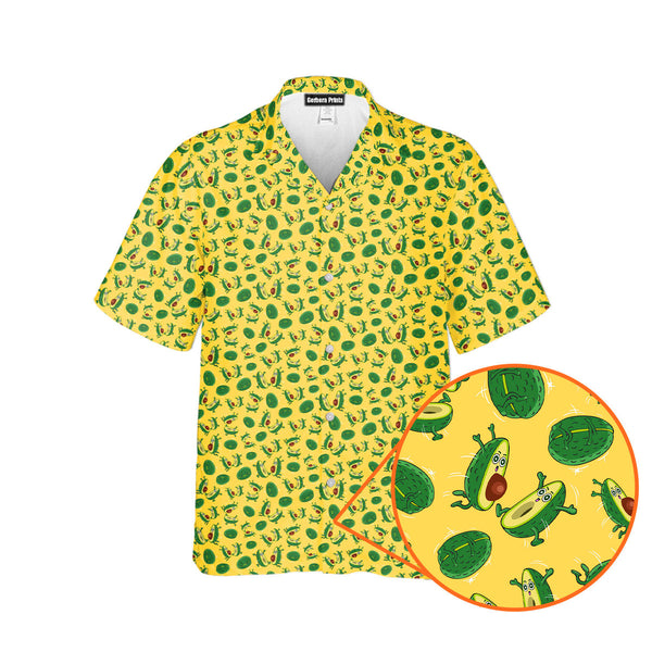 The Avocado Jump - Funny Golf Hawaiian Shirt