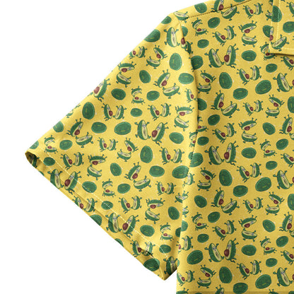 The Avocado Jump - Funny Golf Hawaiian Shirt