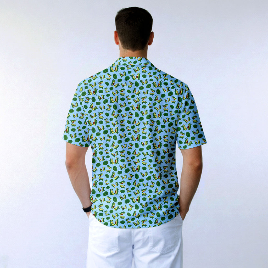 The Avocado Jump - Funny Golf Hawaiian Shirt-Hawaiian Shirt-Gerbera Prints
