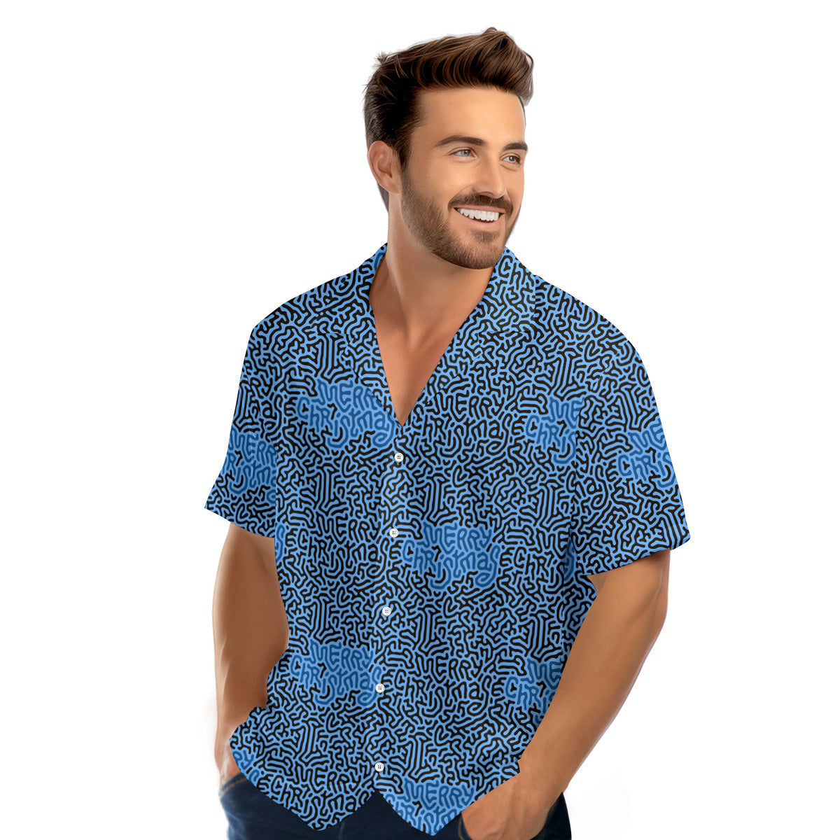 Merry Christmas Holiday Hidden Text Message - Golf Hawaiian Shirt