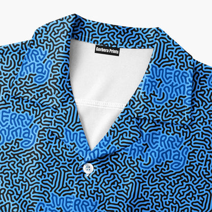 Merry Christmas Holiday Hidden Text Message - Golf Hawaiian Shirt