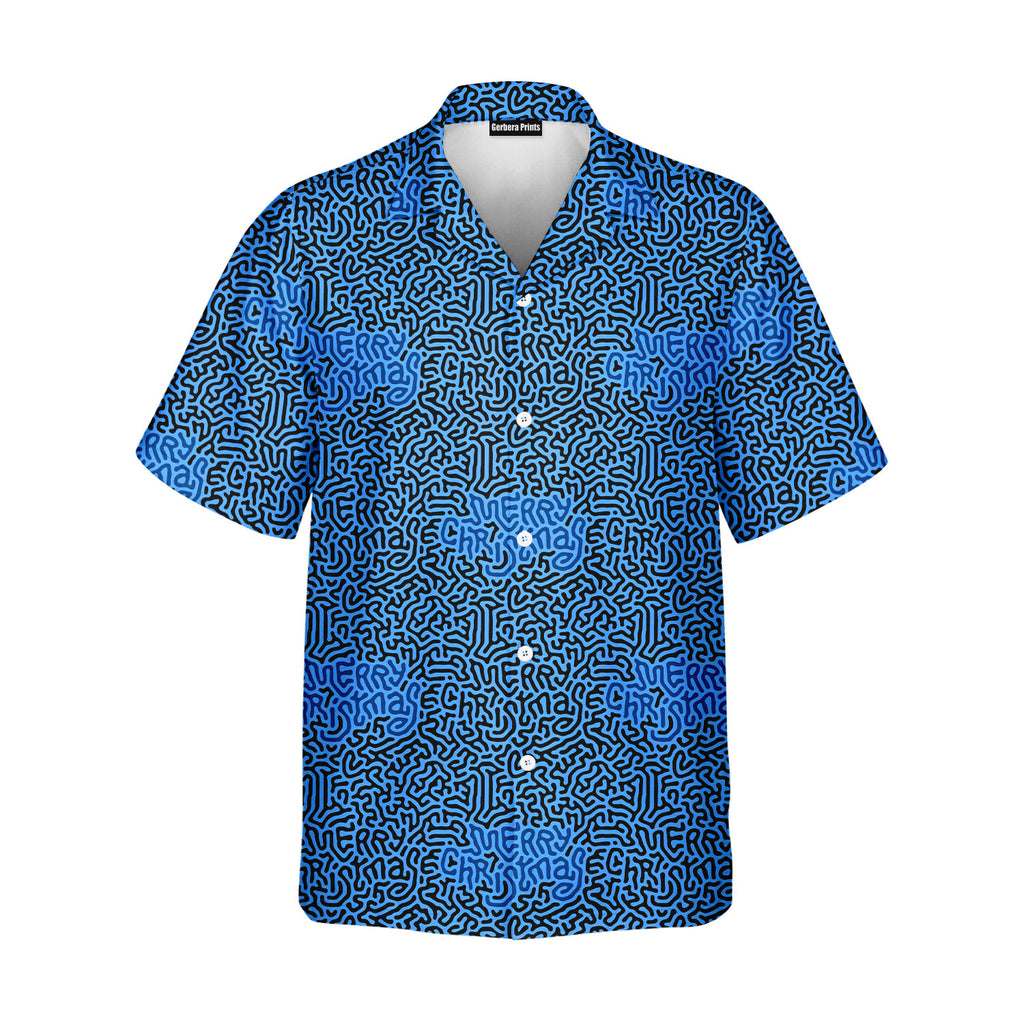 Merry Christmas Holiday Hidden Text Message - Golf Hawaiian Shirt-Hawaiian Shirt-Gerbera Prints