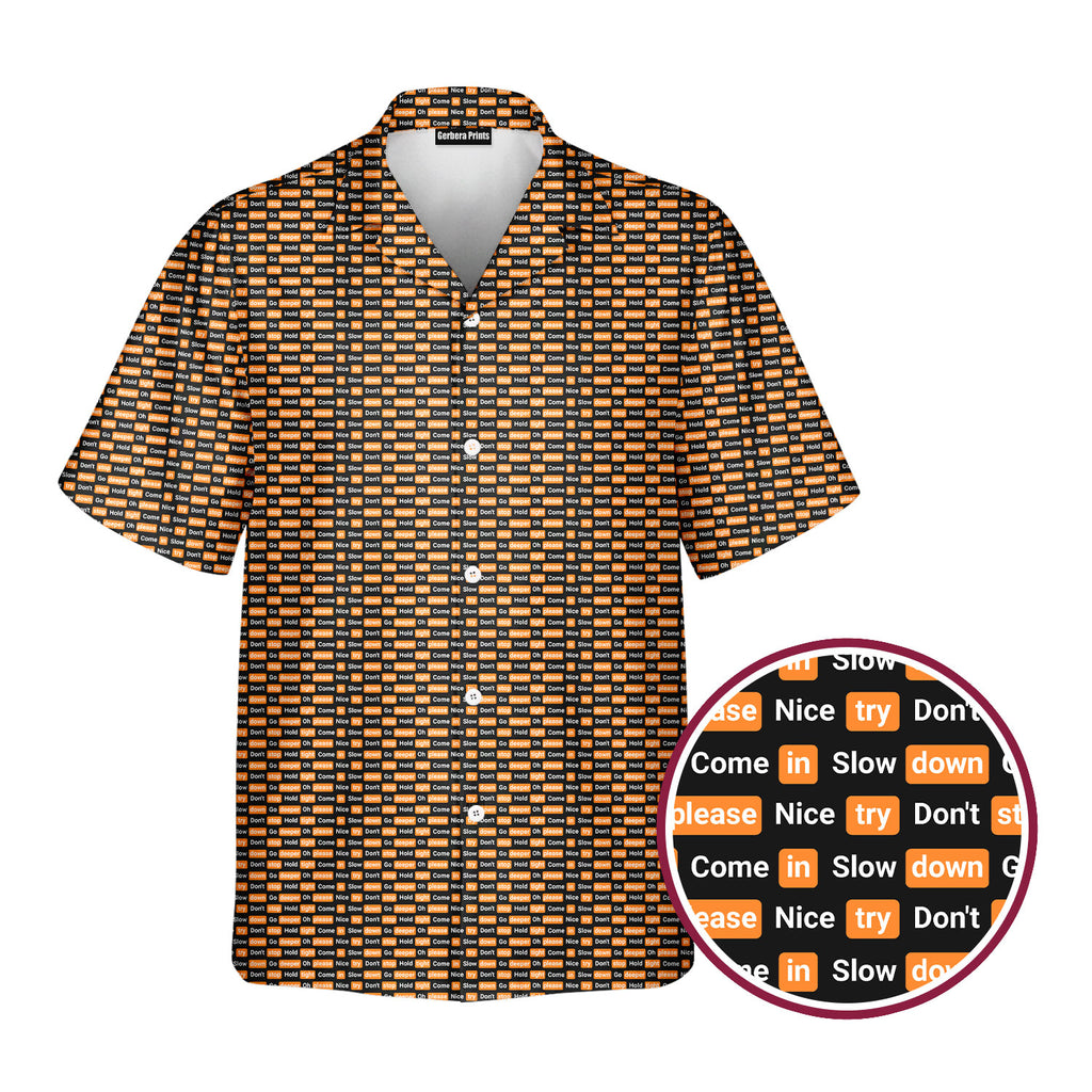 Po*n hub - Funny Golf Hawaiian Shirt-Hawaiian Shirt-Gerbera Prints